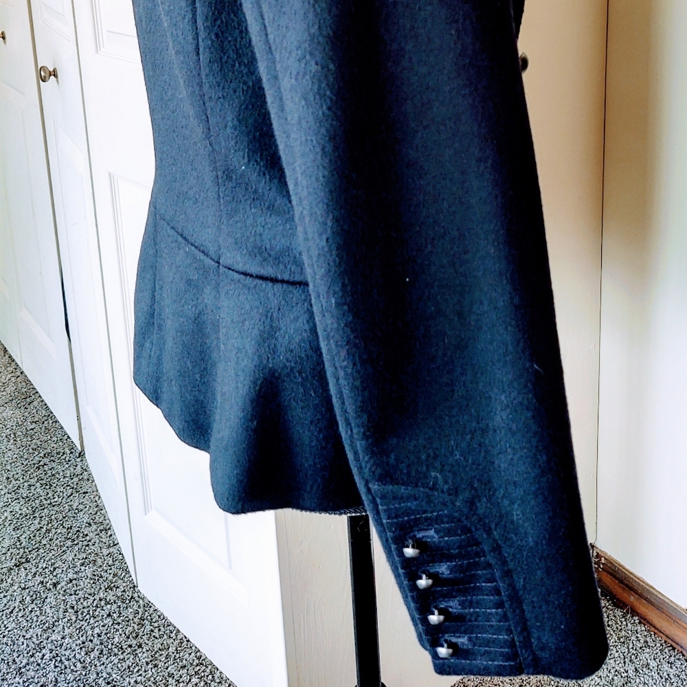 Anne Taylor Loft Navy Blue Wool Jacket - Picture 8 of 12